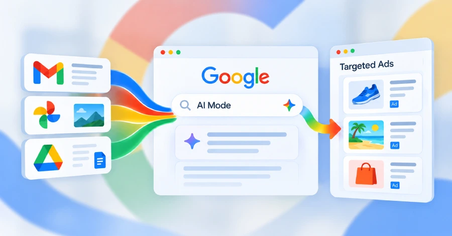 Google spune explicit: datele din Gmail și Photos pot alimenta reclame țintite în căutarea AI