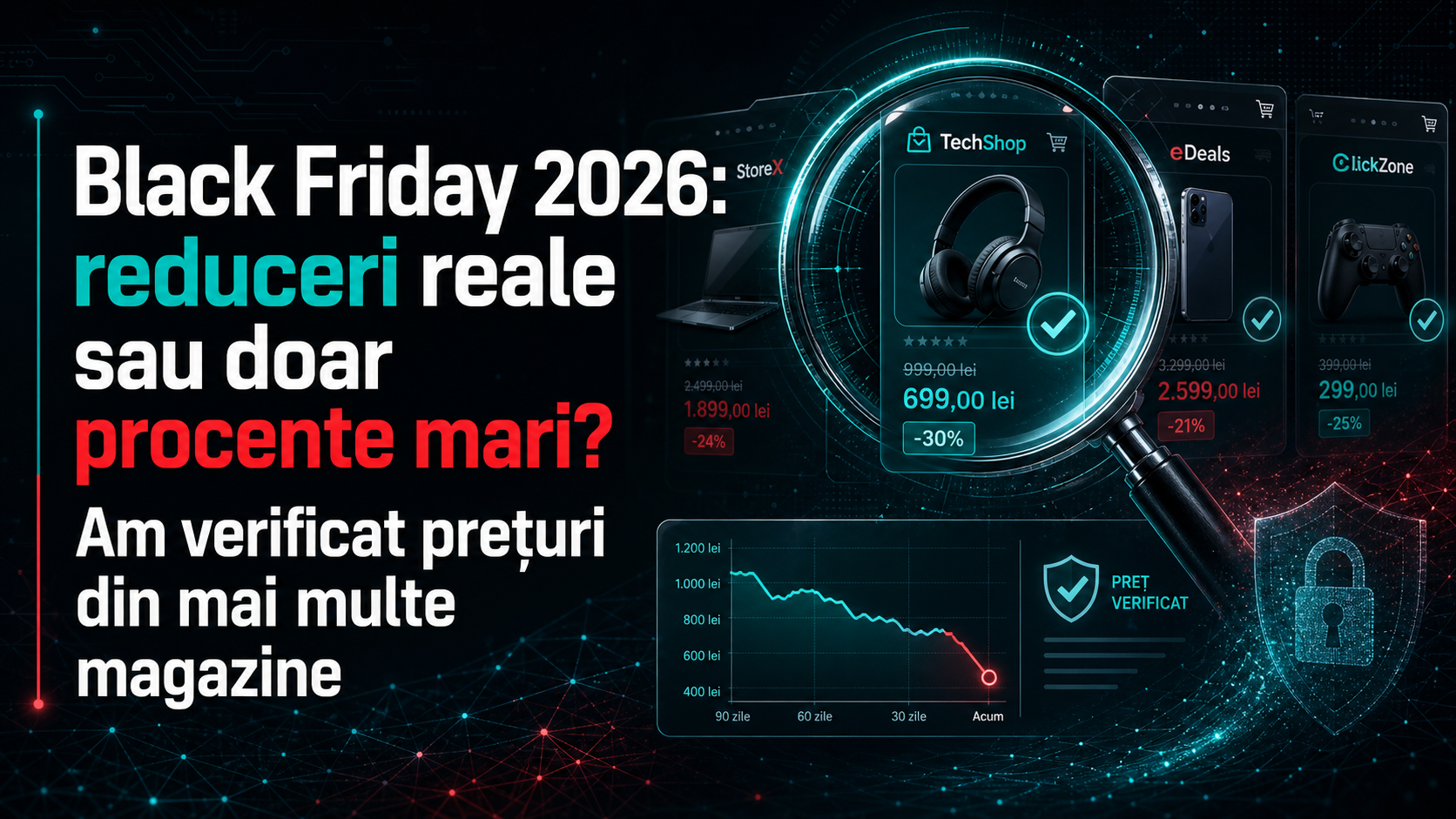 Black Friday 2026: reduceri reale sau doar procente mari? Am verificat prețuri din mai multe magazine