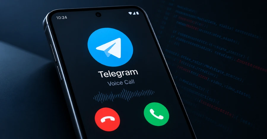 Ilustrație asociată vulnerabilității Telegram pentru Android