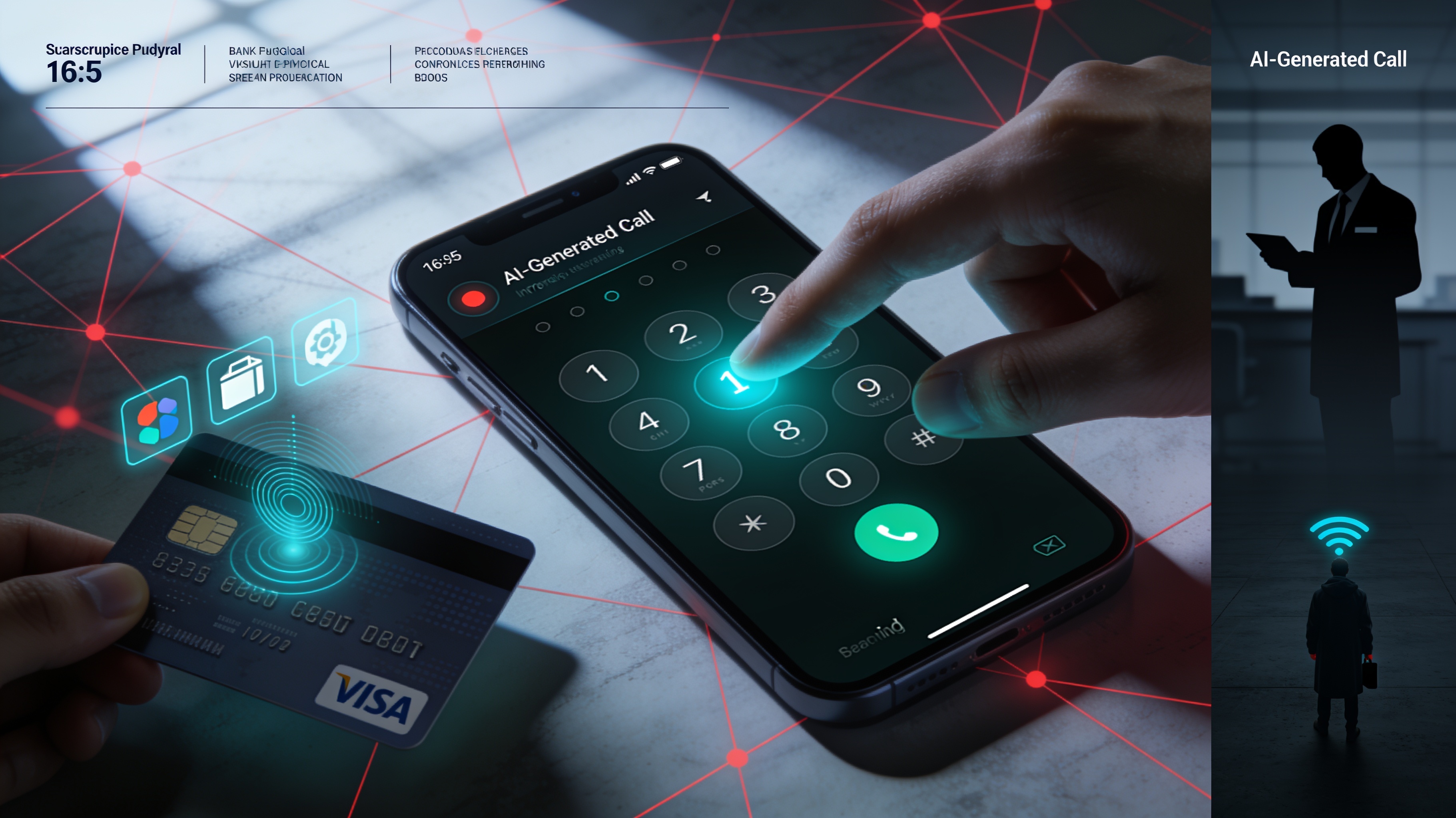 Mesajul automat pregătea terenul pentru impostor
Atacatorii sunau potențiale victime și redau în apel înregistrări audio create cu ajutorul AI. Mesajele pretindeau că s-a observat o activitate suspectă în contul bancar al persoanei contactate și imitau mai multe bănci, companii și scenarii, potrivit informațiilor publicate de poliția olandeză și relatate de SecurityWeek.
Înregistrarea le cerea celor sunați să apese tasta „1” dacă nu erau responsabili pentru tranzacțiile presupus suspecte. După aceea, apelul era pus în așteptare, construind impresia că victima fusese preluată de un serviciu de asistență și că urmează să vorbească cu un reprezentant al băncii.
Apoi intervenea unul dintre suspecți, care se prezenta drept angajat al instituției financiare. Acesta le spunea victimelor că le-a fost blocat cardul de debit și le îndruma să descarce o aplicație, apoi să apropie cardul de telefon pentru o presupusă verificare sau scanare.