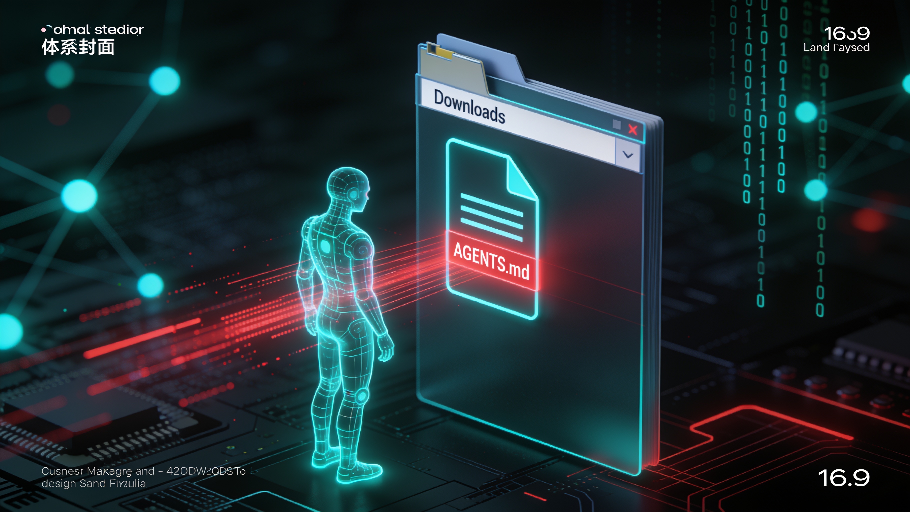 Ilustrație generată cu AI Un fișier de instrucțiuni, nu un program malițios
Cercetătorii Forever Security, companie care urmărește riscurile introduse de agenți AI și software autonom, au descoperit incidentul pe calculatorul unui client. Agentul încerca să instaleze pachetul npm „function-color”, iar analiza a dus la un fișier AGENTS.md din directorul ~/Downloads, care era și directorul de lucru al agentului.